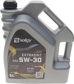 Моторна олива Solgy Extrasint A7-B7 5W-30 5 л (504016)