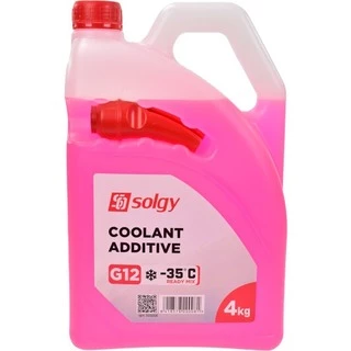 Антифриз Solgy Coolant G12 червоний -35 &deg;C, 4 л готовий антифриз (503008)