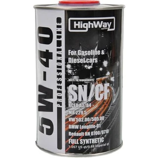 Моторна олива HighWay Professional 5W-40 1 л (10027)