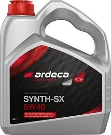 Моторна олива Ardeca Synth-SX 5W-40 4 л (5425026365233)