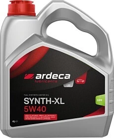 Моторна олива Ardeca Synth-XL 5W-40 4 л (5425026363284)