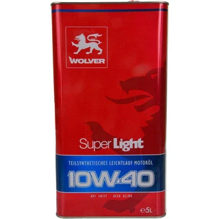 Моторна олива Wolver Super Light 10W-40 5 л (42603609439040)