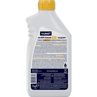 Антифриз Yuko Super G12+ жовтий -42 &deg;C, 1 л готовий антифриз (4823110403747)
