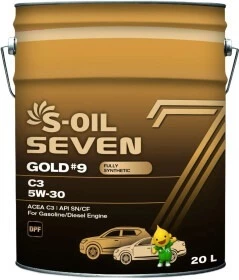 Моторна олива S-Oil Seven Gold #9 C3 5W-30 20 л (SNG53020)
