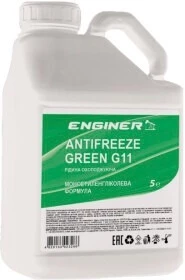 Антифриз ENGINER G11 зелений -24 &deg;C, 5 л готовий антифриз (4820133023266)