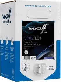Моторна олива Wolf Vitaltech 5W-40 20 л bag-in-box (1051076)