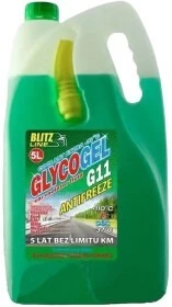 Антифриз BIOLINE Glycogel G11 зелений -37 °C, 5 л готовий антифриз (175535)