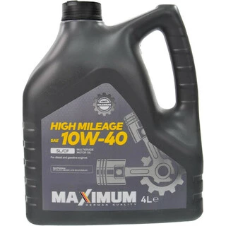 Моторна олива Олива Maximum High Mileage 10W-40 (00165507)