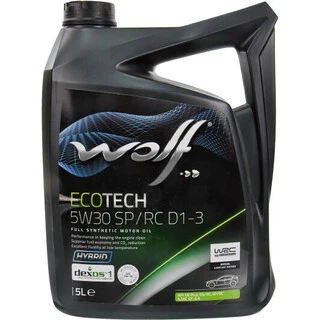Моторна олива Олива Wolf EcoTech SP/RC D1-3 5W-30 (1049902)