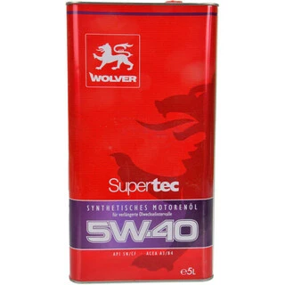 Моторна олива Олива Wolver SuperTec 5W-40 (42603609439350)