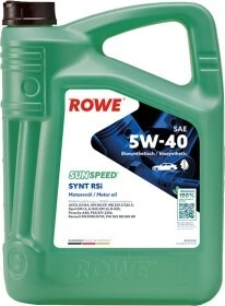 Моторна олива Олива Rowe Sunspeed Synt RSI 5W-40 (4920068-0050-99)
