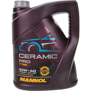 Моторна олива Олива Mannol Ceramic Pro 10W-40 (MN7726-5)