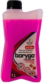 Антифриз Borygo Premium G12/G12+ рожевий -37 °C, 1 л готовий антифриз (BORYGOPREMIUMEXTENDEDLIFEG12G121L)