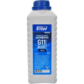 Антифриз Vitol G11 синій -40 &deg;C, 1 л готовий антифриз (VTA-111)