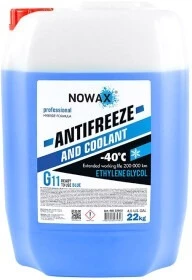 Антифриз Nowax G11 синій -40 &deg;C, 20 л готовий антифриз (NX22002)