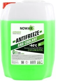 Антифриз Nowax G11 зелений -40 &deg;C, 20 л готовий антифриз (NX22003)