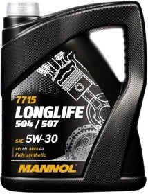 Моторна олива Олива Mannol Longlife 504/507 5W-30 (MN7715-4)