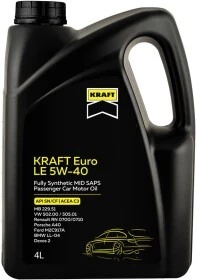 Моторна олива Олива KRAFT Euro LE 5W-40 (708436)
