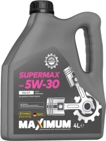Моторна олива Олива Maximum SuperMax 5W-30 (SUPERMAX5W30SNCF4)