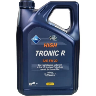 Моторна олива Aral HighTronic R 5W-30 4 л (1555F2)