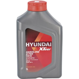 Моторна олива Hyundai XTeer Gasoline G700 5W-30 1 л (1011135)