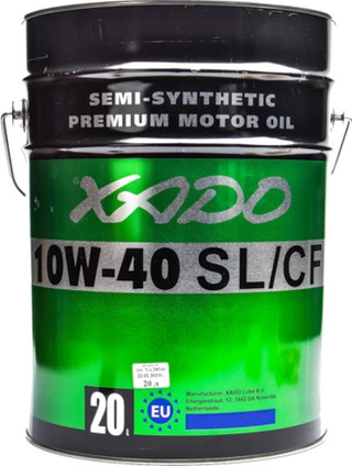 Моторна олива Xado Atomic Oil SL/CF 10W-40 20 л (XA28544)