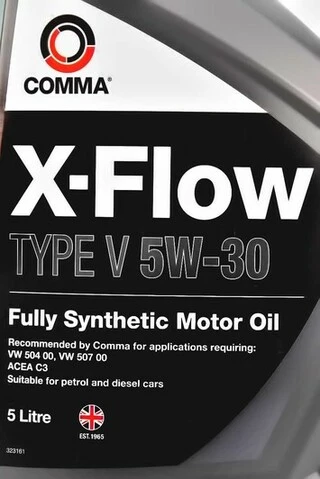 Моторна олива Comma X-Flow Type V 5W-30 5 л (XFV5L)