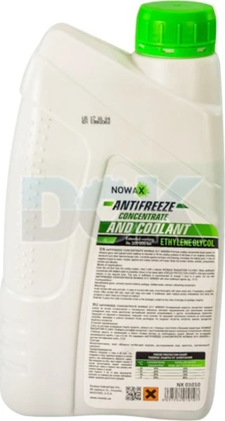 Антифриз Nowax G11 зелений 1 л концентрат антифризу (NX01010)