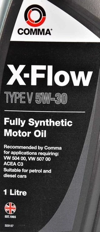 Моторна олива Comma X-Flow Type V 5W-30 1 л (XFV1L)